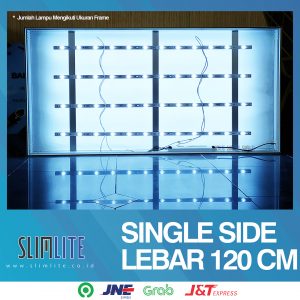 Slim Light Box ukuran 120cm ss