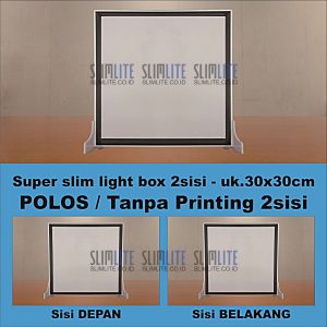 Super Slim Ukuran 30x30cm 2sisi Polos