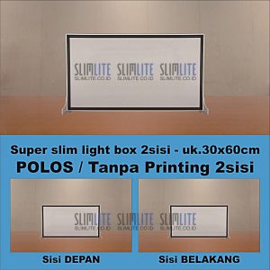 Super Slim Ukuran 30x60cm 2sisi Polos