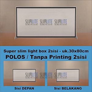 Super Slim Ukuran 30x80cm 2sisi Polos
