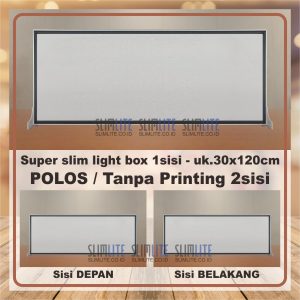 Super Slim Ukuran 30x120cm 2sisi Polos