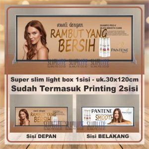 Super Slim Ukuran 30x120cm 2sisi + Printing